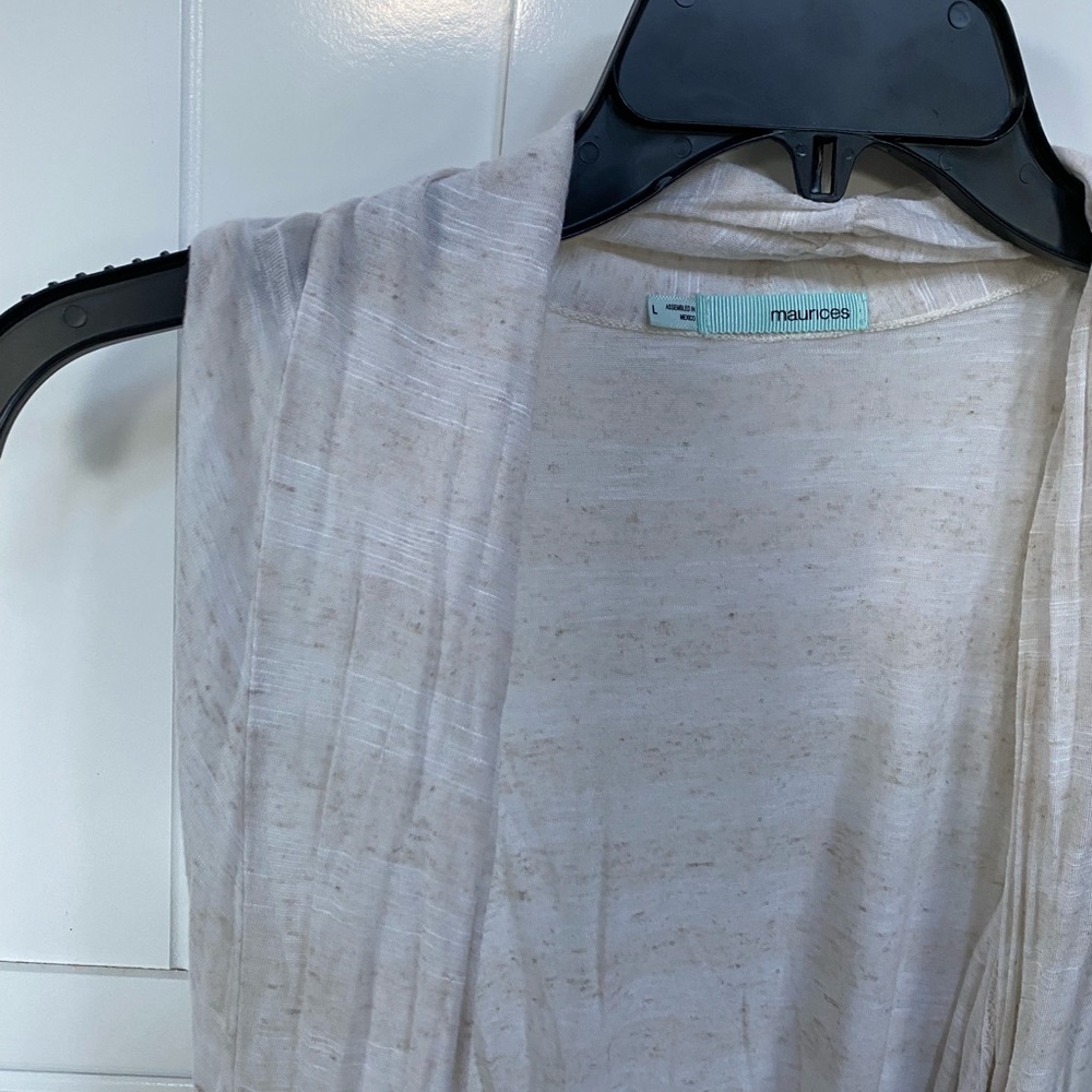 Maurices sleeveless cardigan